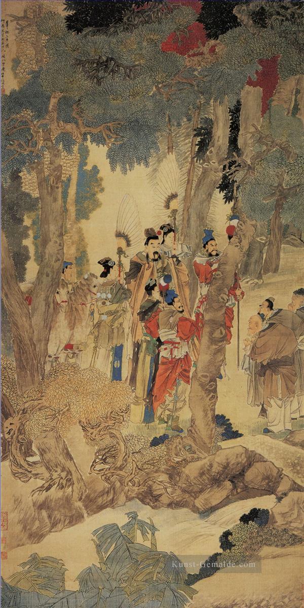 Ren bonischer Kaiser yao Chinesische Kunst Ölgemälde